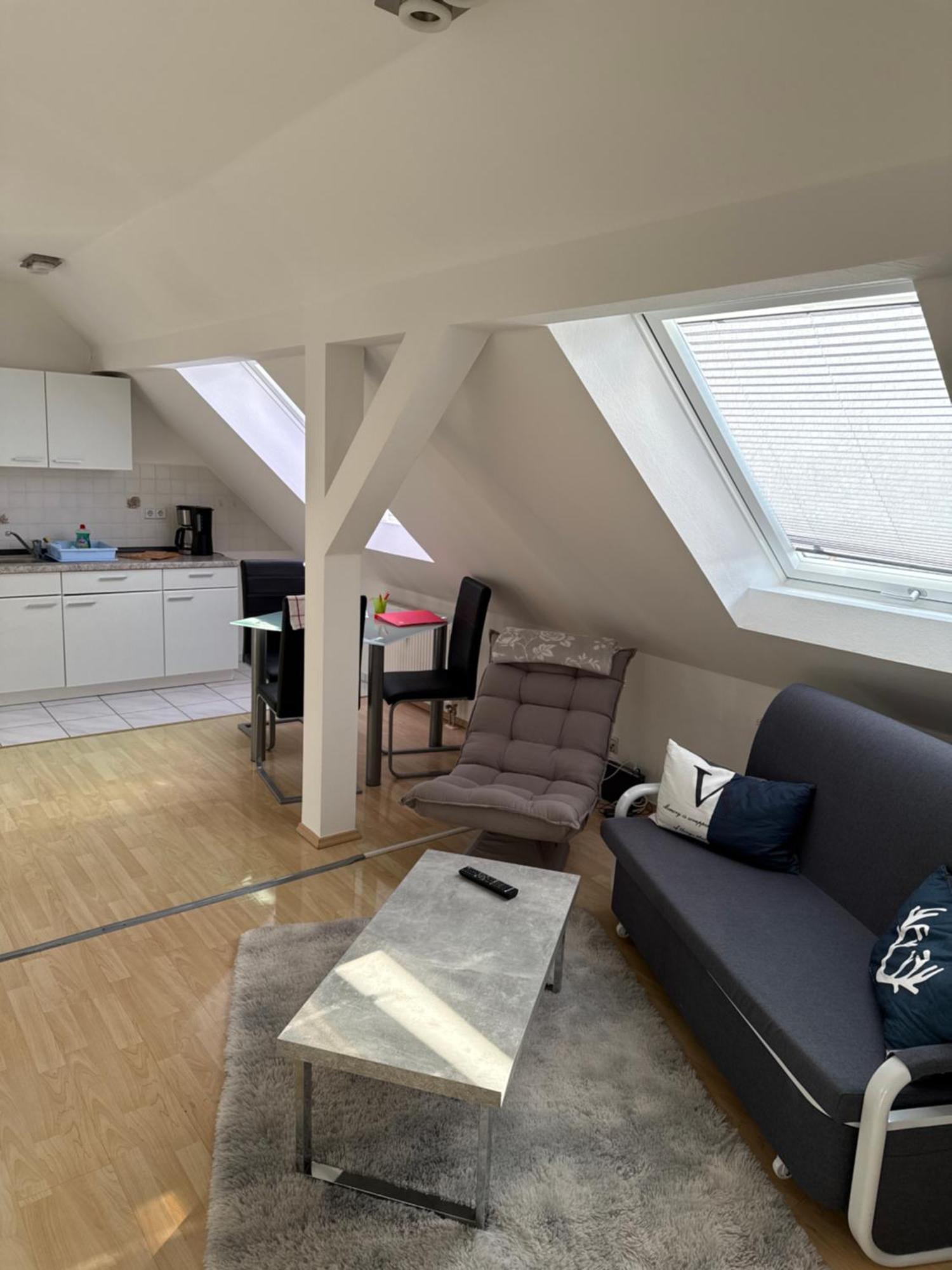 Kuschelige Dachgeschosswohnung Am Clarapark Lipsko Exteriér fotografie